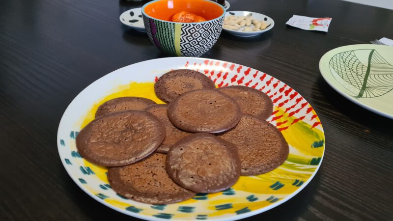 Pancakes al cacao 